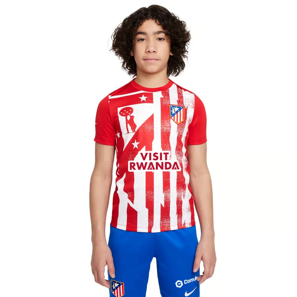 Kid's Atletico Madrid 2025/26 Third Pre Match Shirt - Red