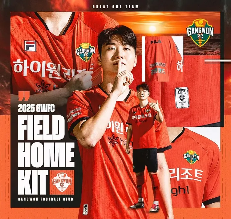 Men's Gangwon FC 2025 Home Shirt