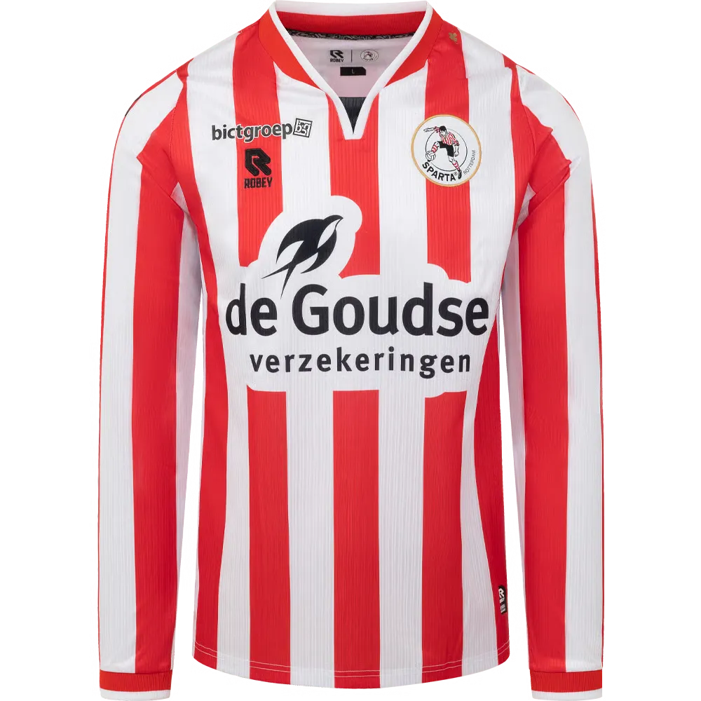 Men's Sparta Rotterdam 2024/25 Home Long Sleeve Shirt