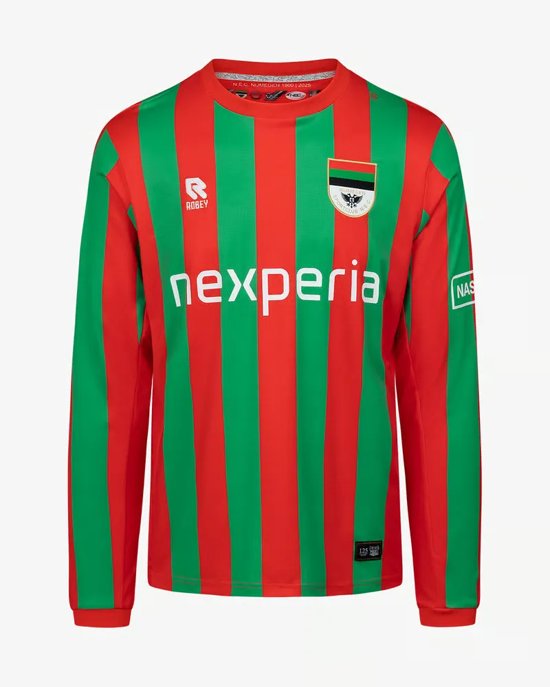 Men's N.E.C. Nijmegen 2025/26 Home Long Sleeve Shirt 2