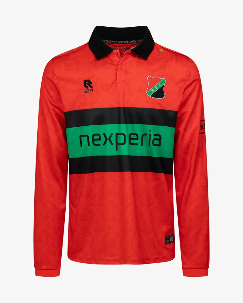 Men's N.E.C. Nijmegen 2025/26 Home Long Sleeve Shirt