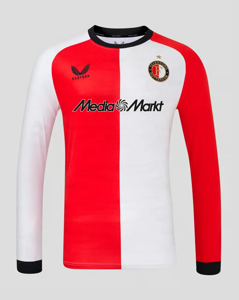 Men's Feyenoord 2024/25 Home Long Sleeve Shirt