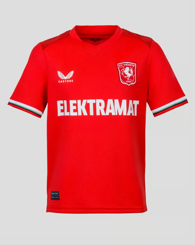 Kid's FC Twente 2024/25 Home Europa League Shirt
