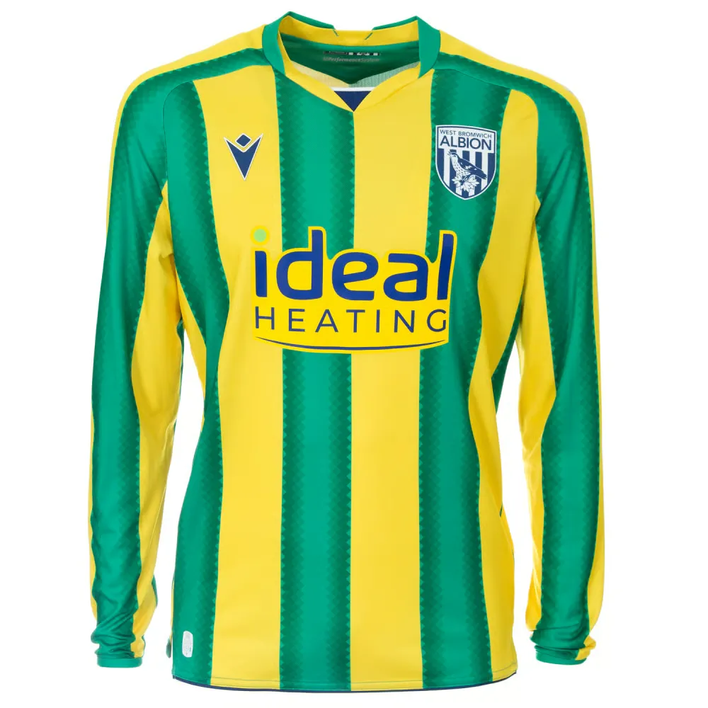 Men's West Bromwich Albion 2025/26 Away Long Sleeve Shirt