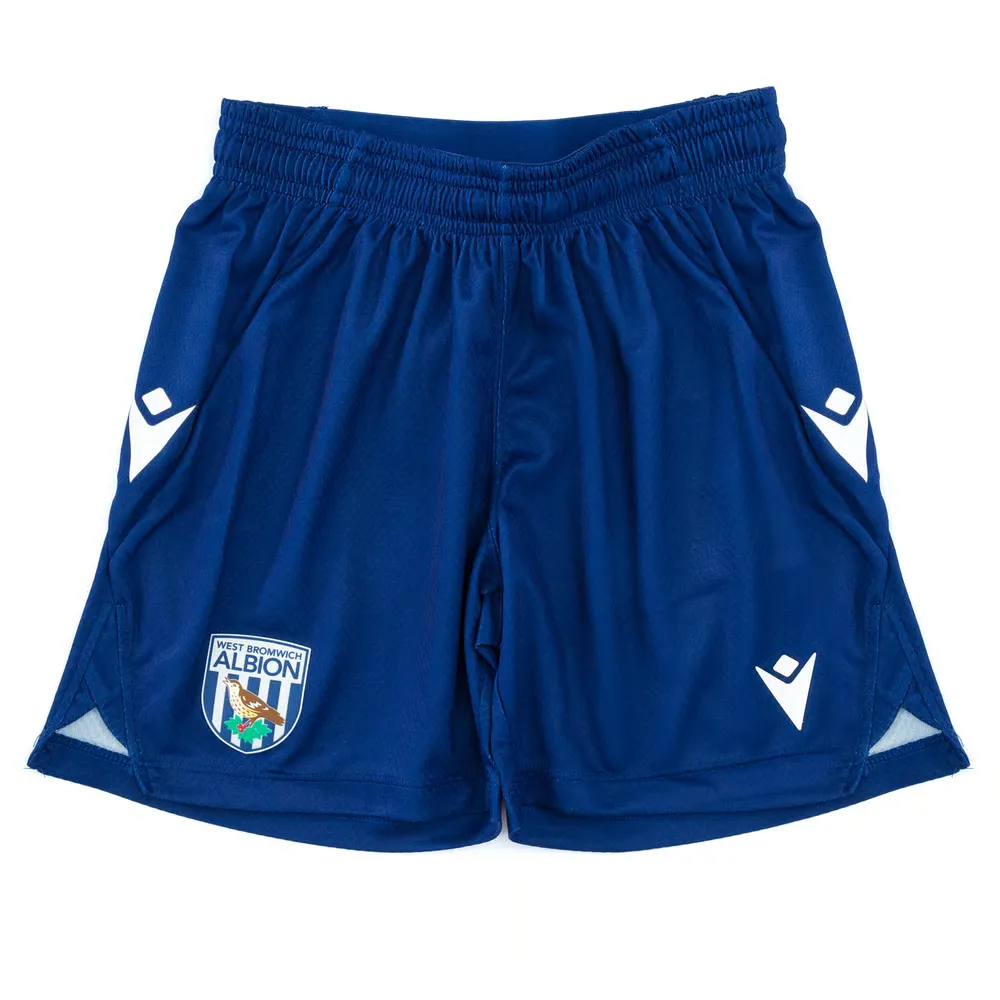 Kid's West Bromwich Albion 2024/25 Home Shorts - Navy