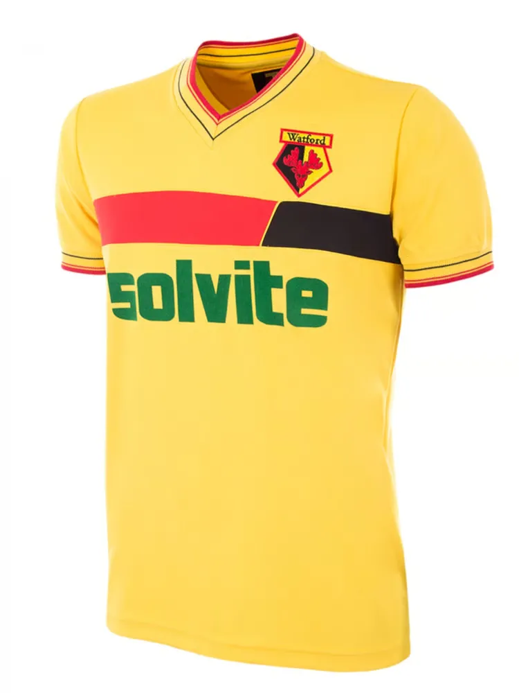 Women's Watford 1986/87 Home Retro Shirt