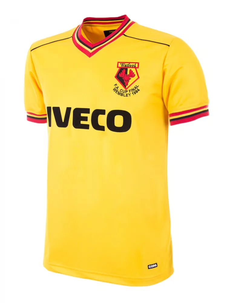 Women's Watford 1982/85 Home Retro Shirt