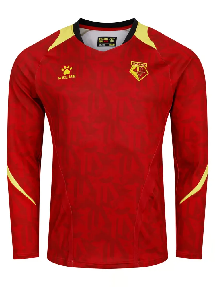 Men's Watford 2024/25 Third Authentic Training Long Sleeve Shirt