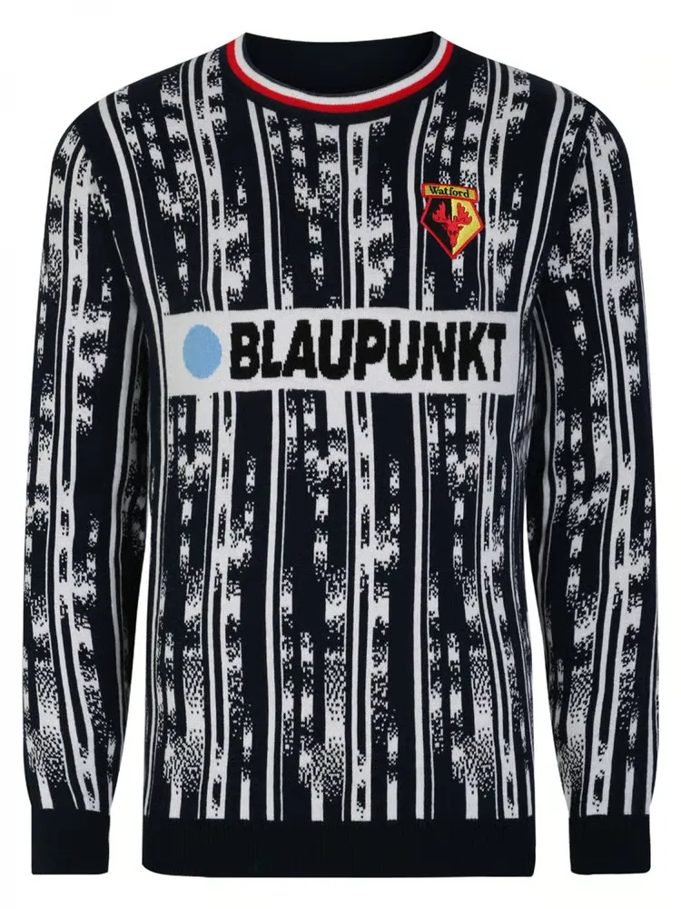 Kid's Watford 1993/95 Away Retro Long Sleeve Shirt