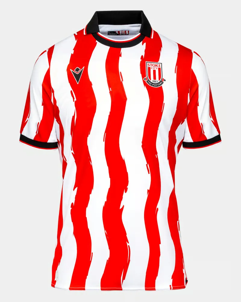 Men's Stoke City 2025/26 Home Unsponsored Shirt