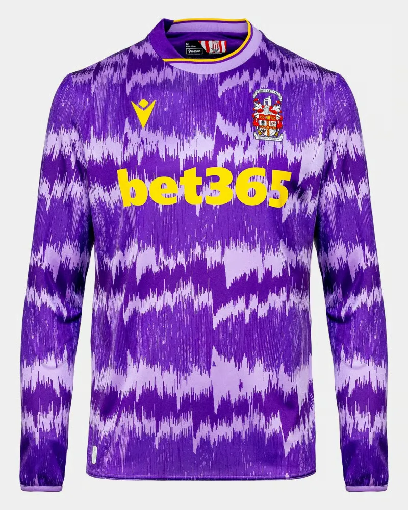 Kid's Stoke City 2025/26 Away Long Sleeve Shirt