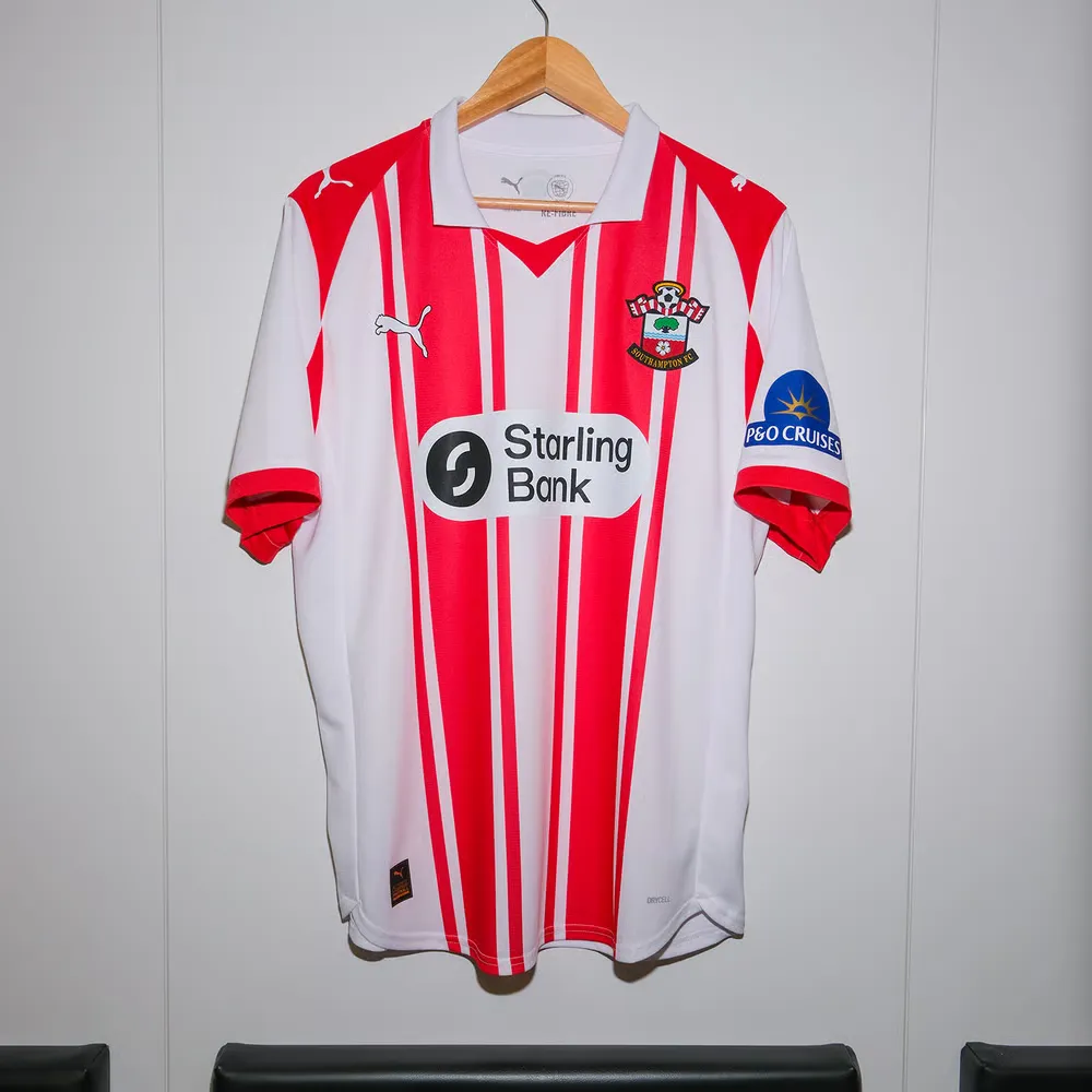 Kid's Southampton 2025/26 Home Starling Shirt