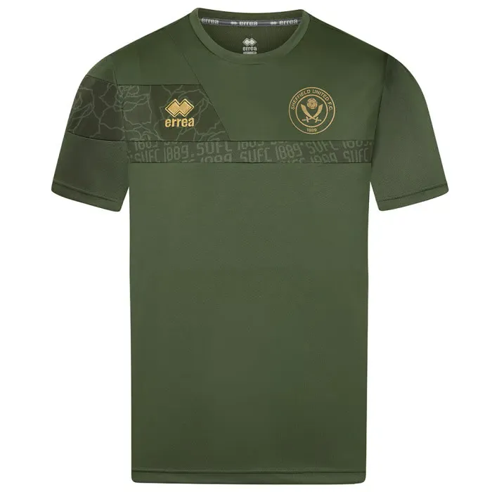 Men's Sheffield United 2024/25 Third Authentic Training Parker Shirt - Green