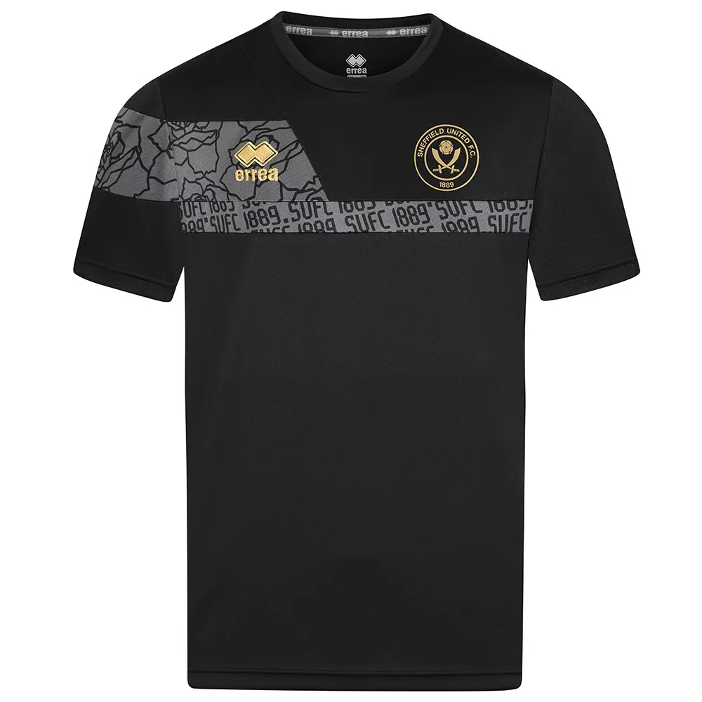 Men's Sheffield United 2024/25 Third Authentic Training Parker Shirt - Black
