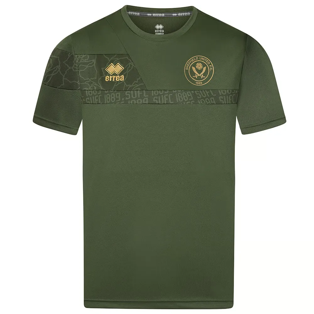 Kid's Sheffield United 2024/25 Third Authentic Training Parker Shirt - Green