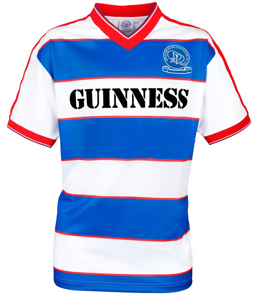 Women's Queens Park Rangers 1985 Retro Guinness Shirt