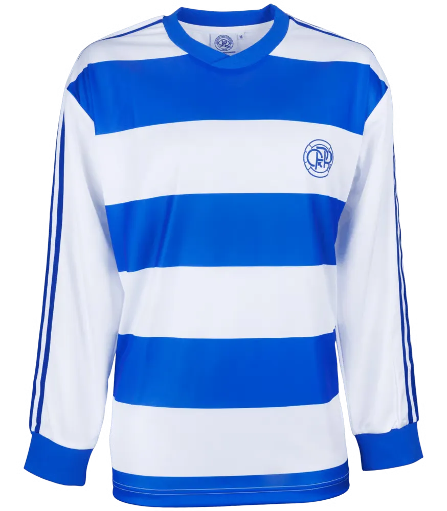 Women's Queens Park Rangers 1977/78 Home Retro Long Sleeve Shirt