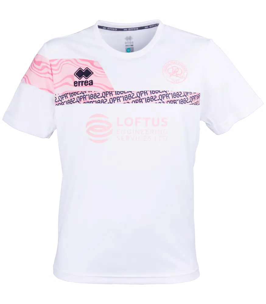 Kid's Queens Park Rangers 2024/25 Third Authentic Training Shirt - White