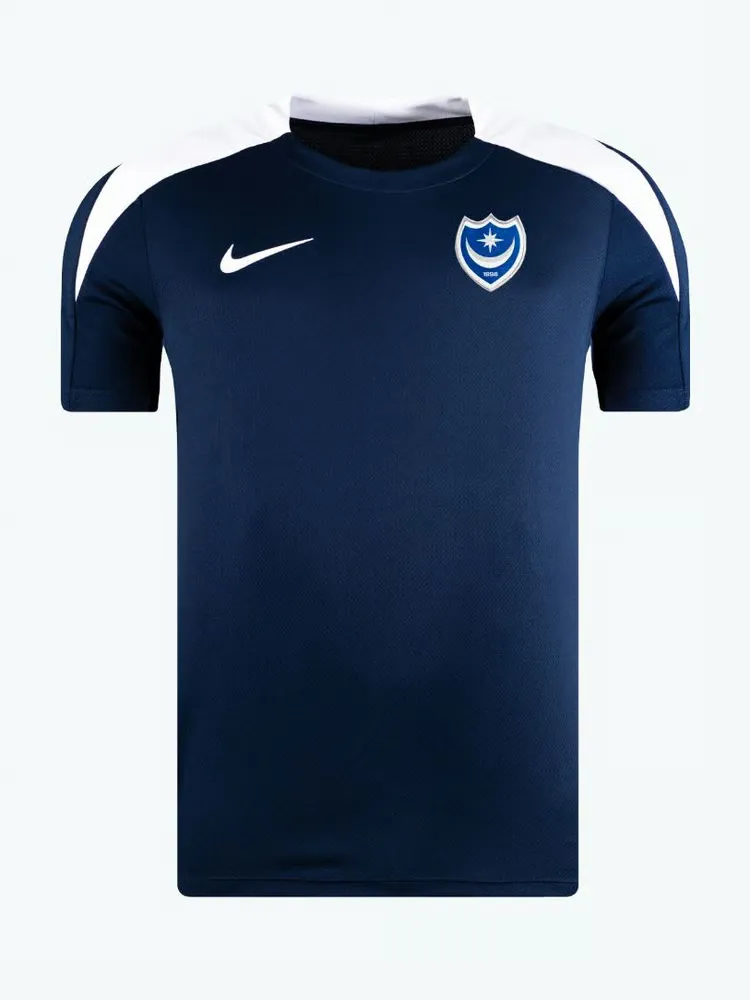 Kid's Portsmouth 2024/25 Third Authentic Strike Training Shirt - White