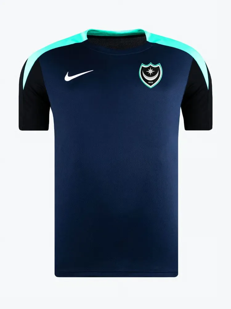 Kid's Portsmouth 2024/25 Third Authentic Strike Training Shirt - Blue
