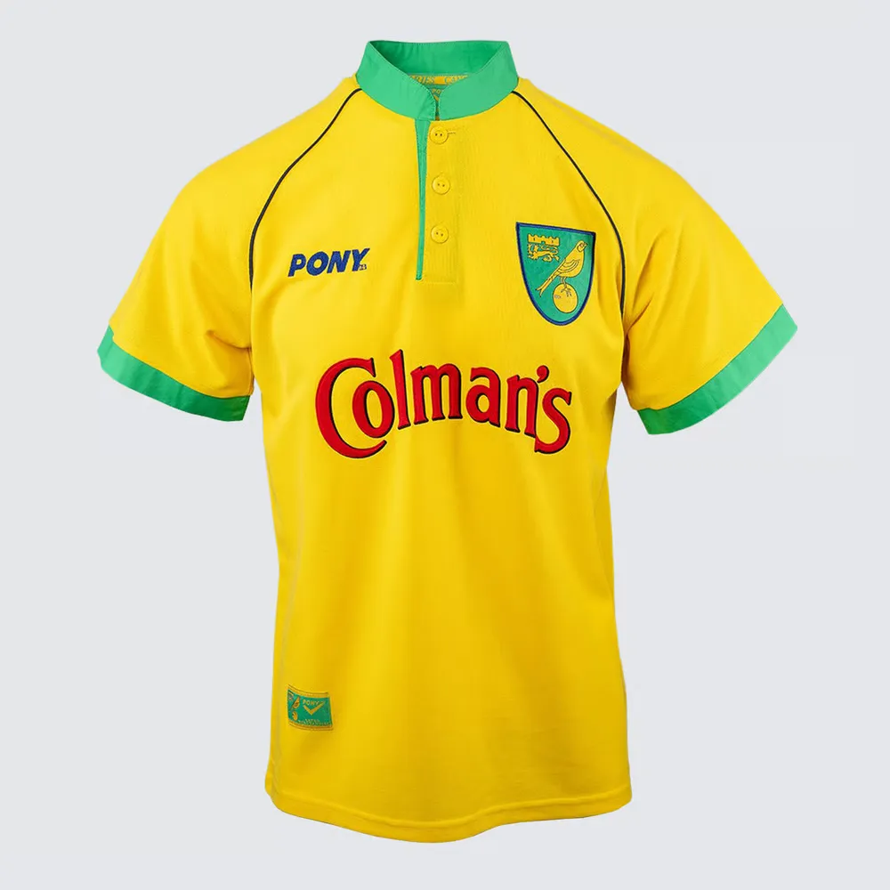 Women's Norwich City 1997/99 Home Retro Shirt