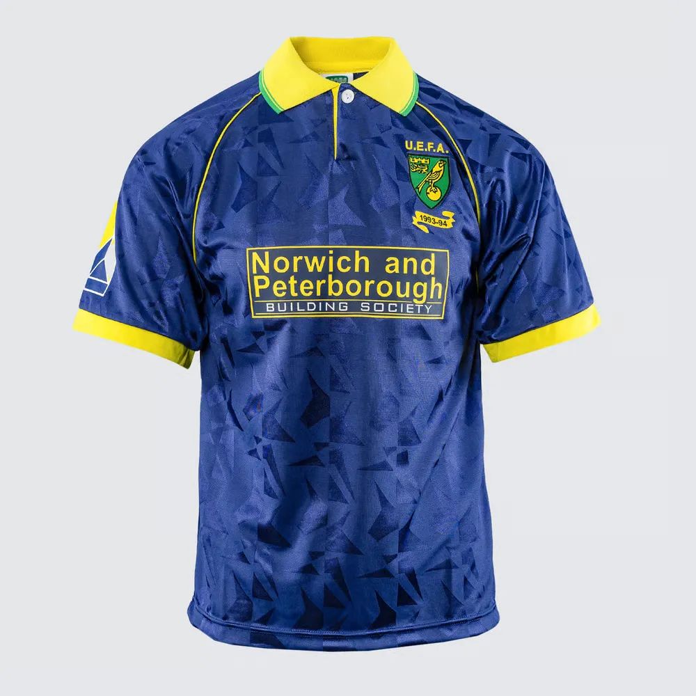 Women's Norwich City 1993 Away Retro UEFA Cup Shirt
