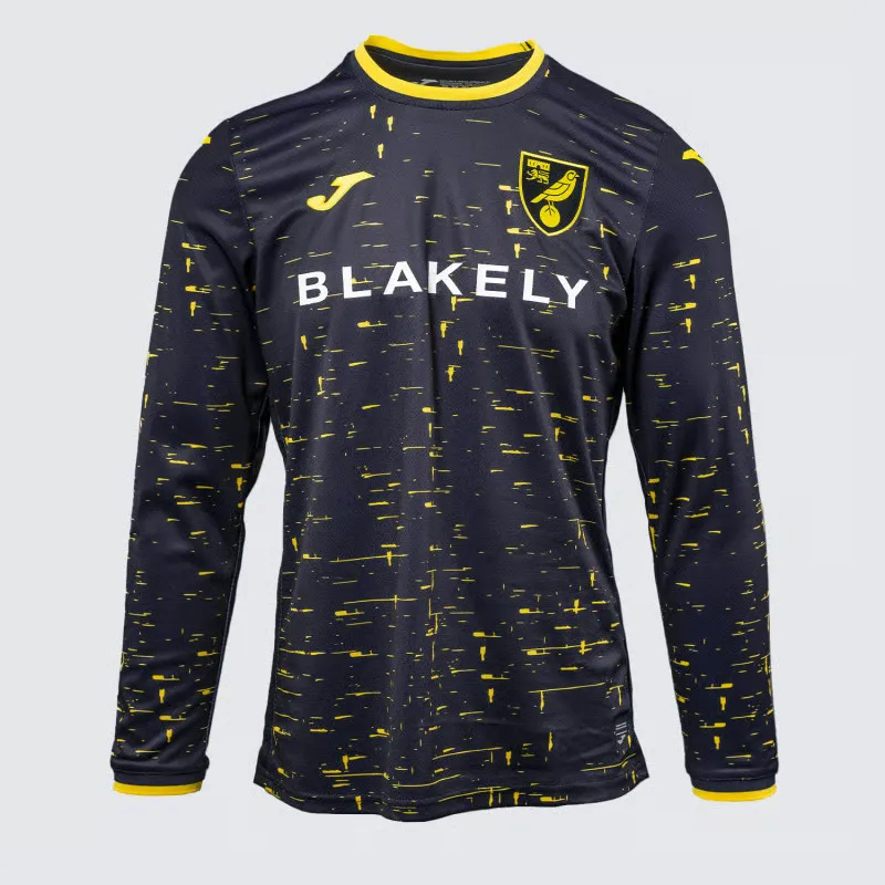 Men's Norwich City 2024/25 Away Long Sleeve Shirt