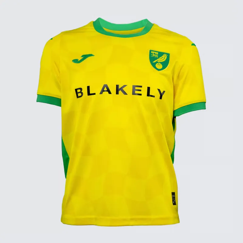 Kid's Norwich City 2024/25 Home Shirt