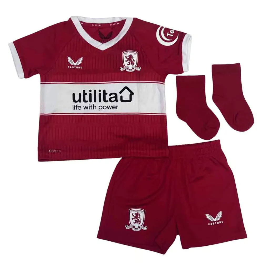 Kid's Middlesbrough 2025/26 Home Kit