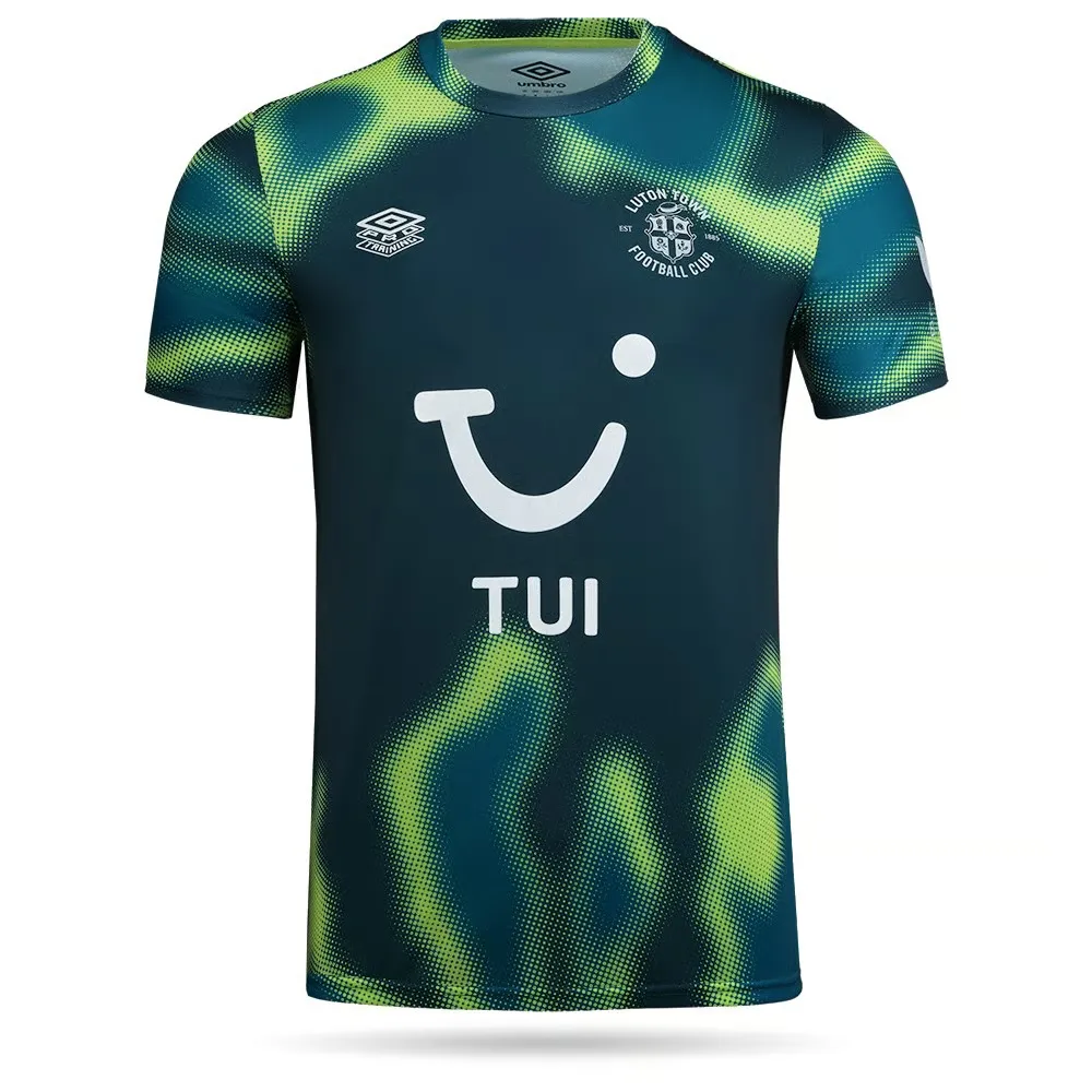 Men's Luton Town 2024/25 Third Warm Up Shirt - Green