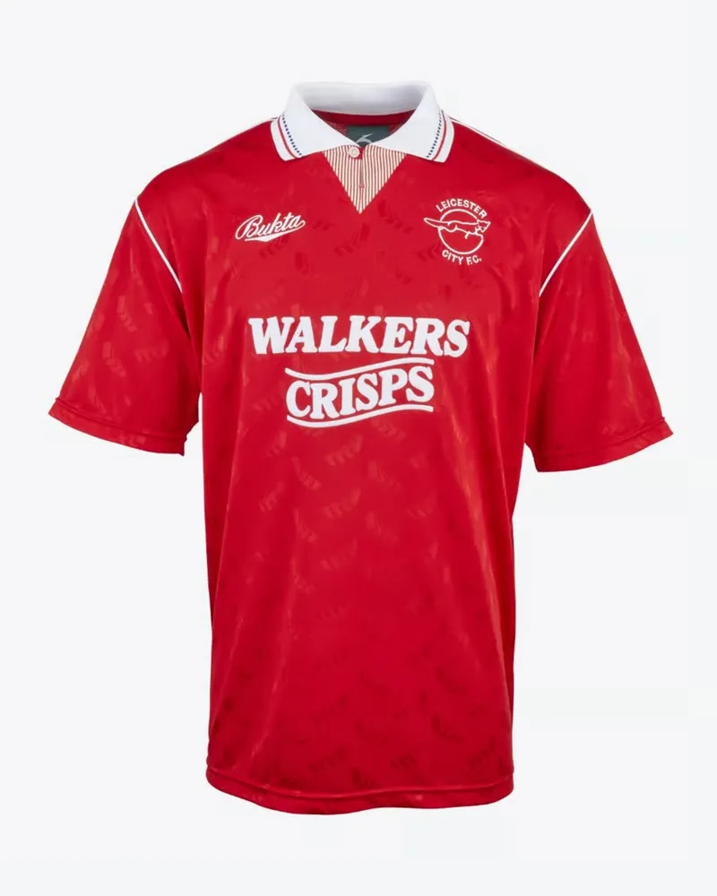 Kid's Leicester City 1990 Away Retro Shirt