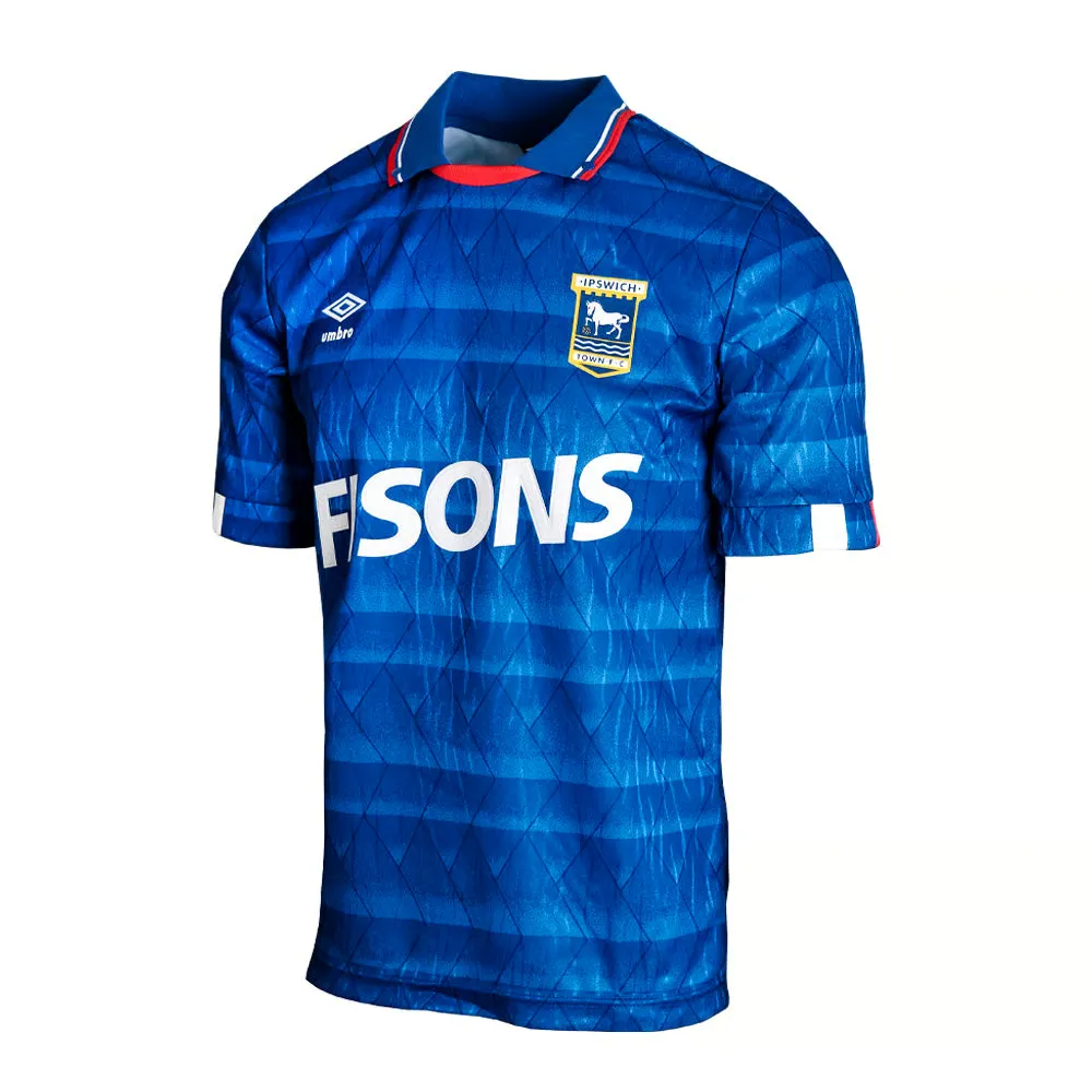 Women's Ipswich Town 1989/92 Home Retro Shirt