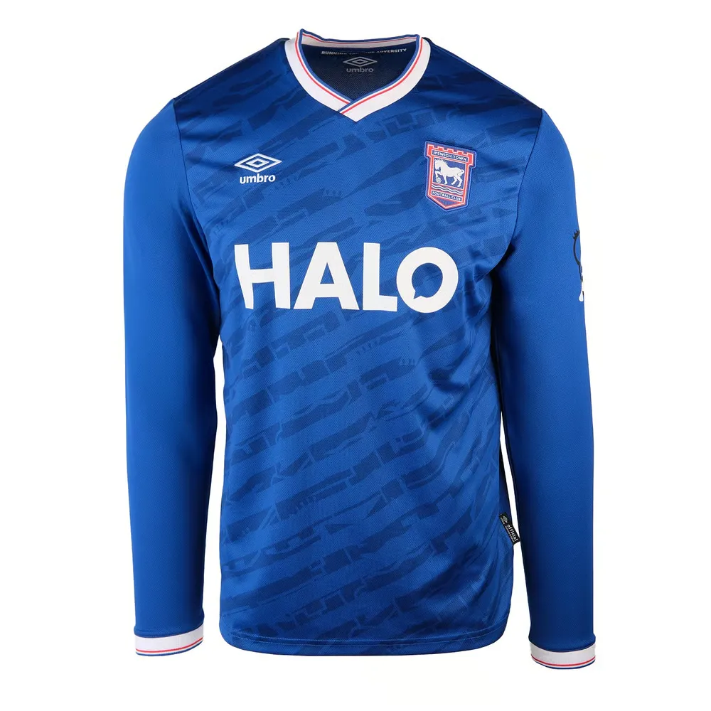 Men's Ipswich Town 2025/26 Home Long Sleeve Shirt