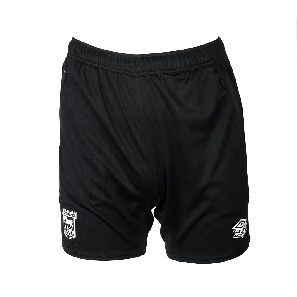 Men's Ipswich Town 2024/25 Third Authentic Training Shorts - Black