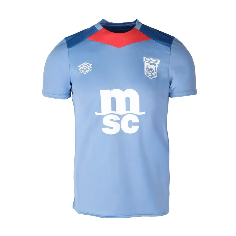 Men's Ipswich Town 2024/25 Third Authentic Training Shirt - Blue