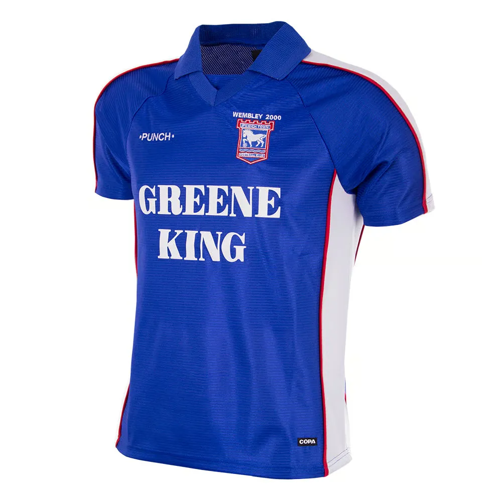 Men's Ipswich Town 1999/00 Retro Play-Off Winners Shirt