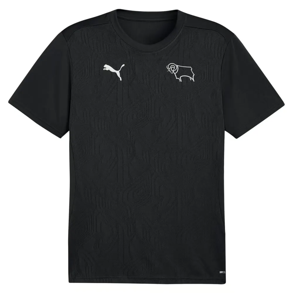 Men's Derby County 2024/25 Third Authentic Training Shirt - Black