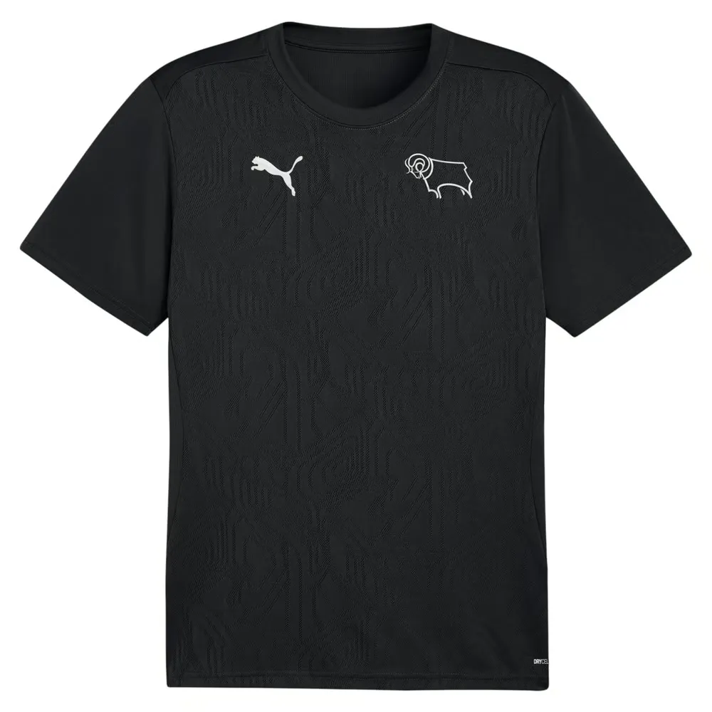 Kid's Derby County 2024/25 Third Authentic Training Shirt - Black