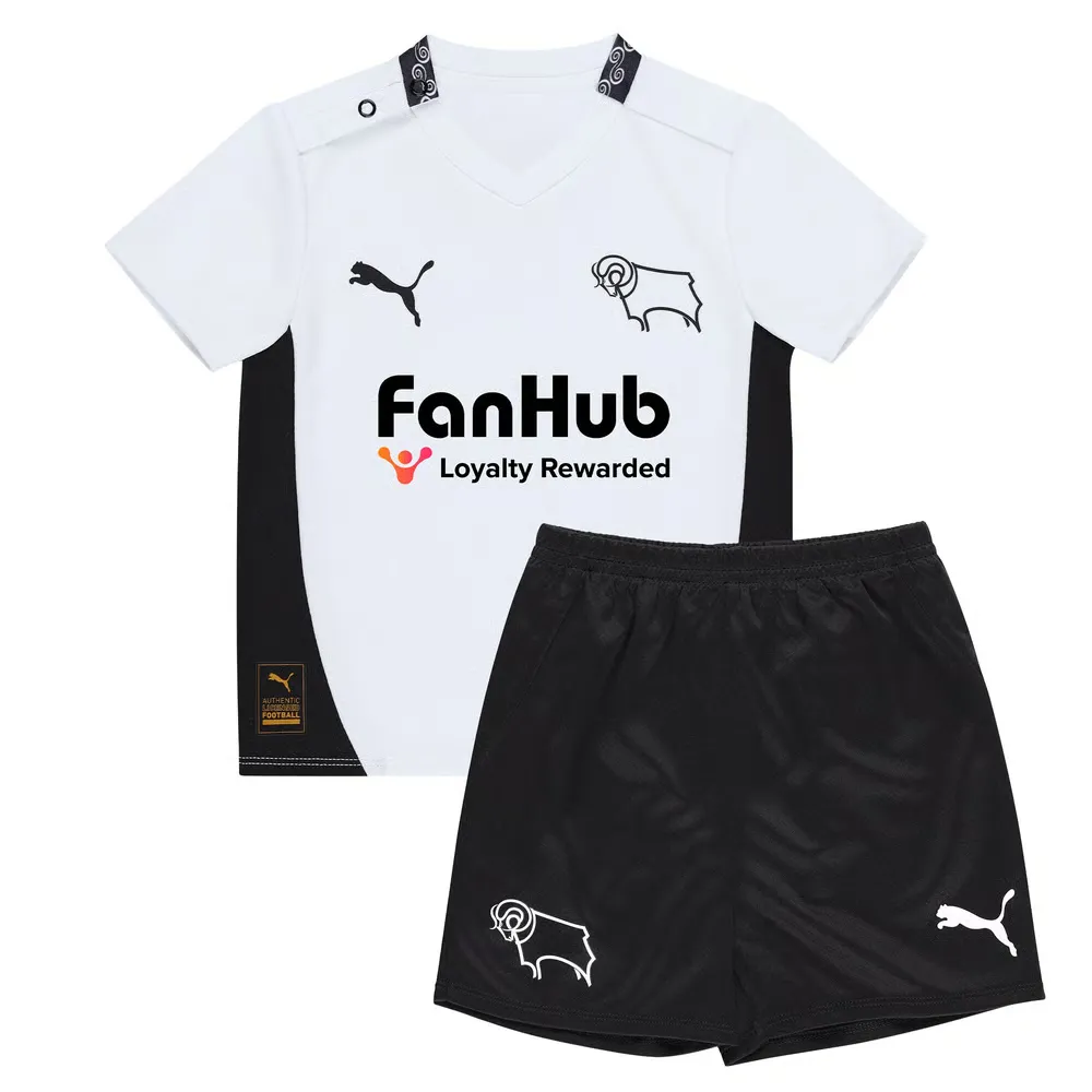 Kid's Derby County 2024/25 Home Kit