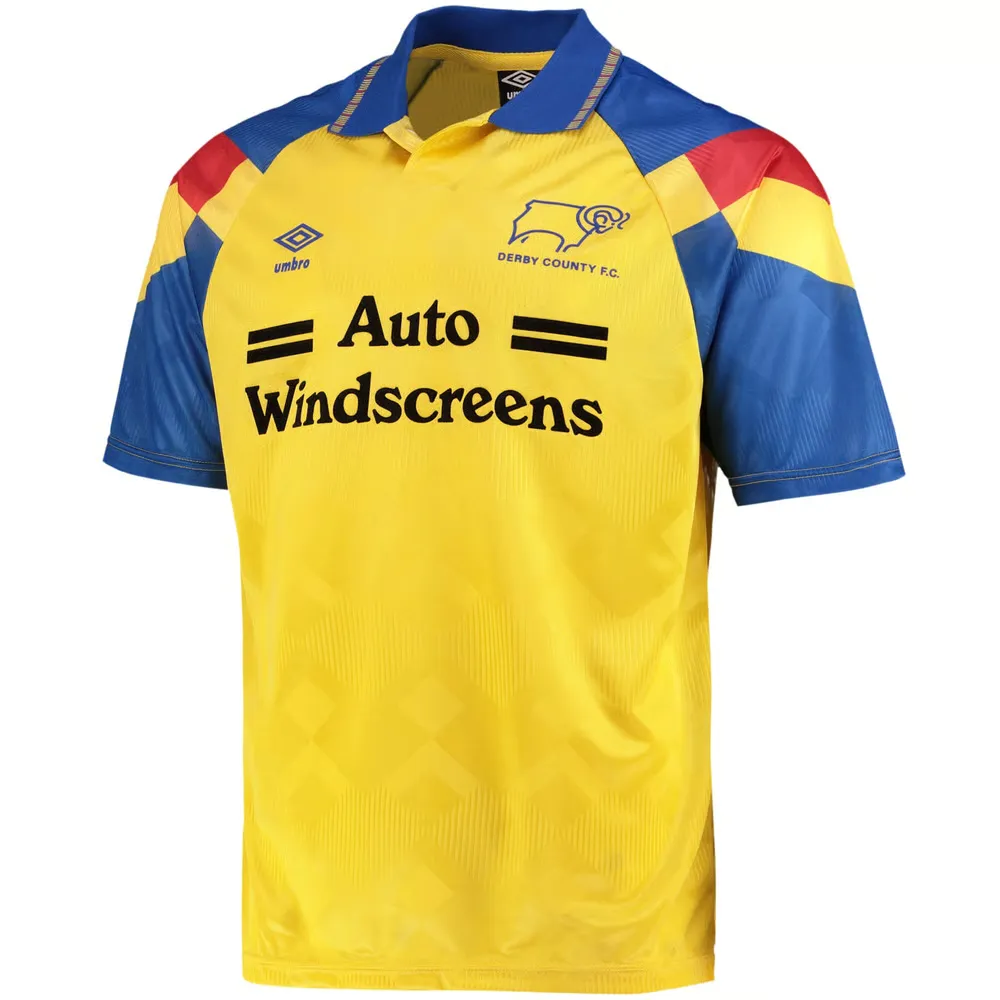Kid's Derby County 1992 Away Retro Shirt