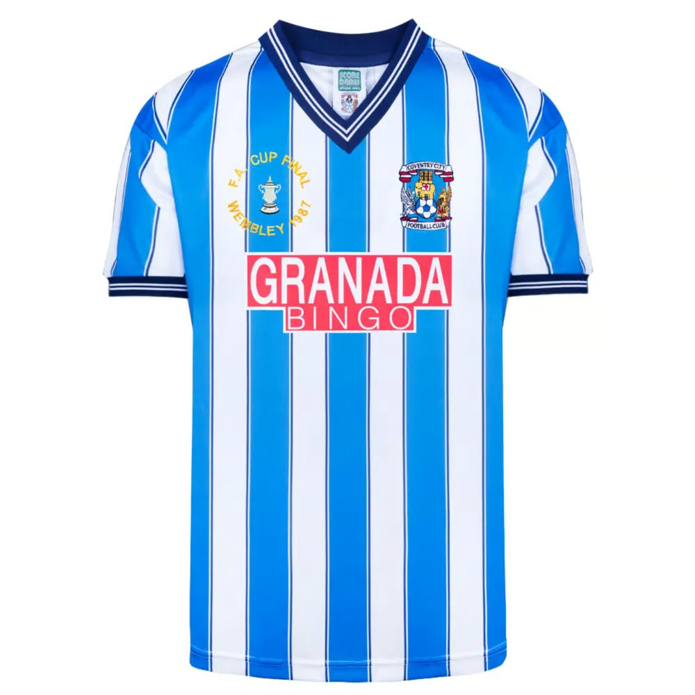 Women's Coventry City 1987 Retro FA Cup Final Shirt