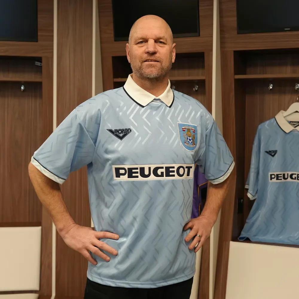 Men's Coventry City 1994/96 Home Retro Shirt