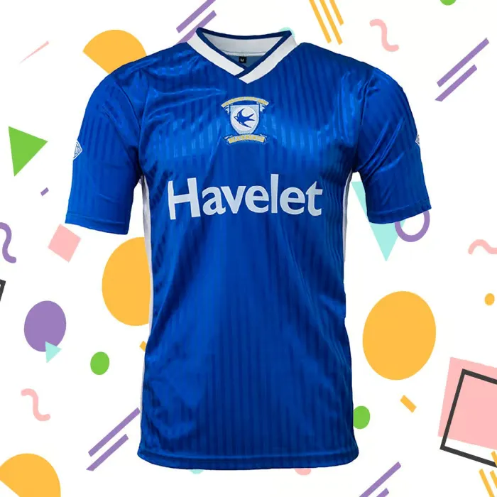 Women's Cardiff City 1988 Home Retro Shirt