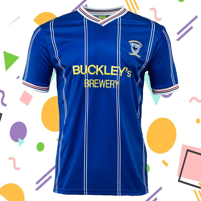 Men's Cardiff City 1987 Home Retro Shirt
