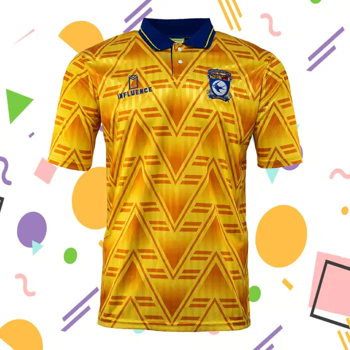 Kid's Cardiff City 1991 Away Retro Shirt