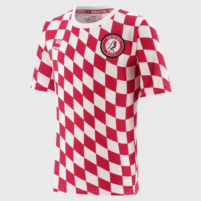 Kid's Bristol City 2024/25 Home Warm Up Shirt