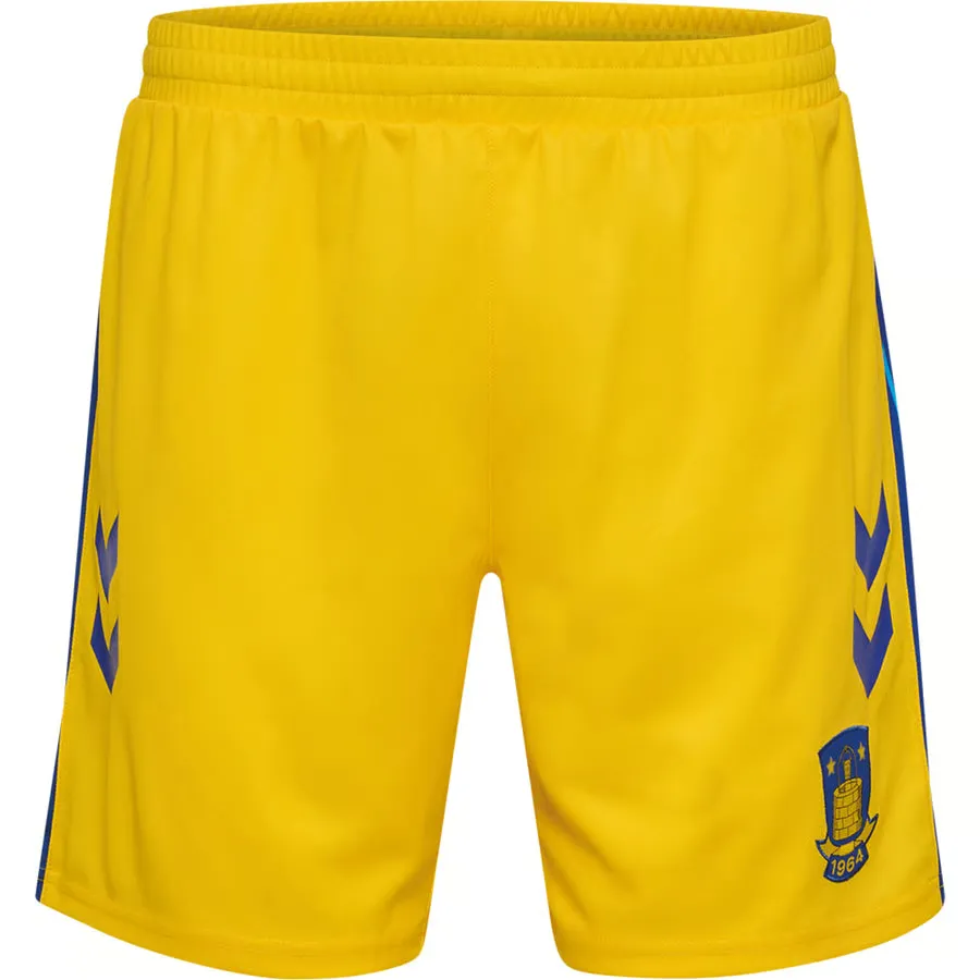 Kid's Brøndby IF 2024/25 Home Shorts - Yellow