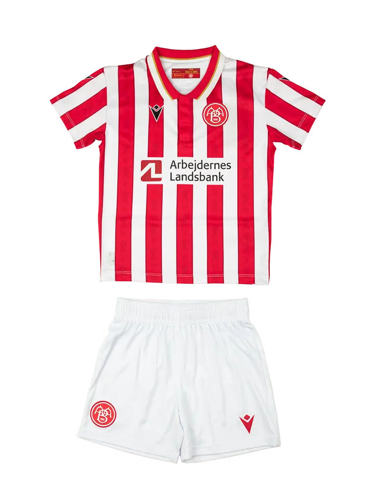Kid's AaB Fodbold 2024/25 Home Kit