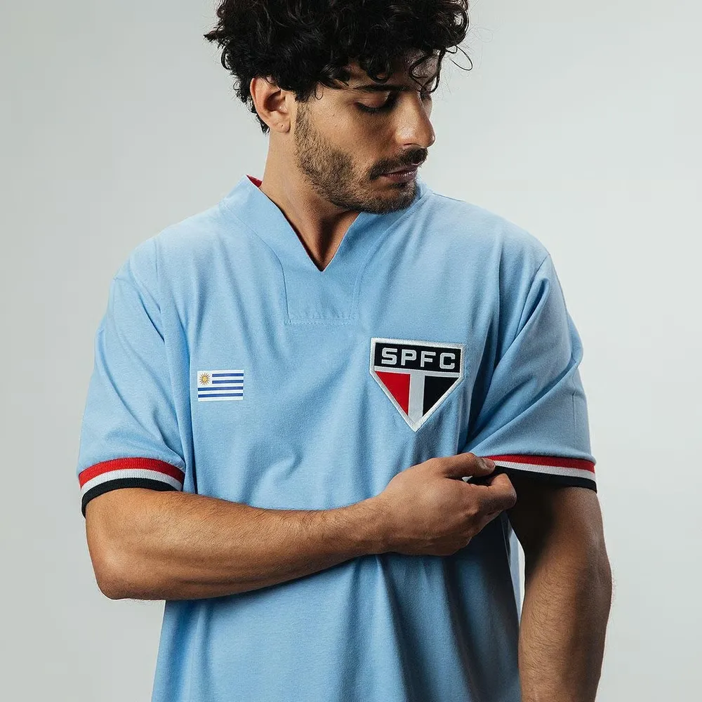 Men's São Paulo Uruguay Idols Collection Retro Shirt #10