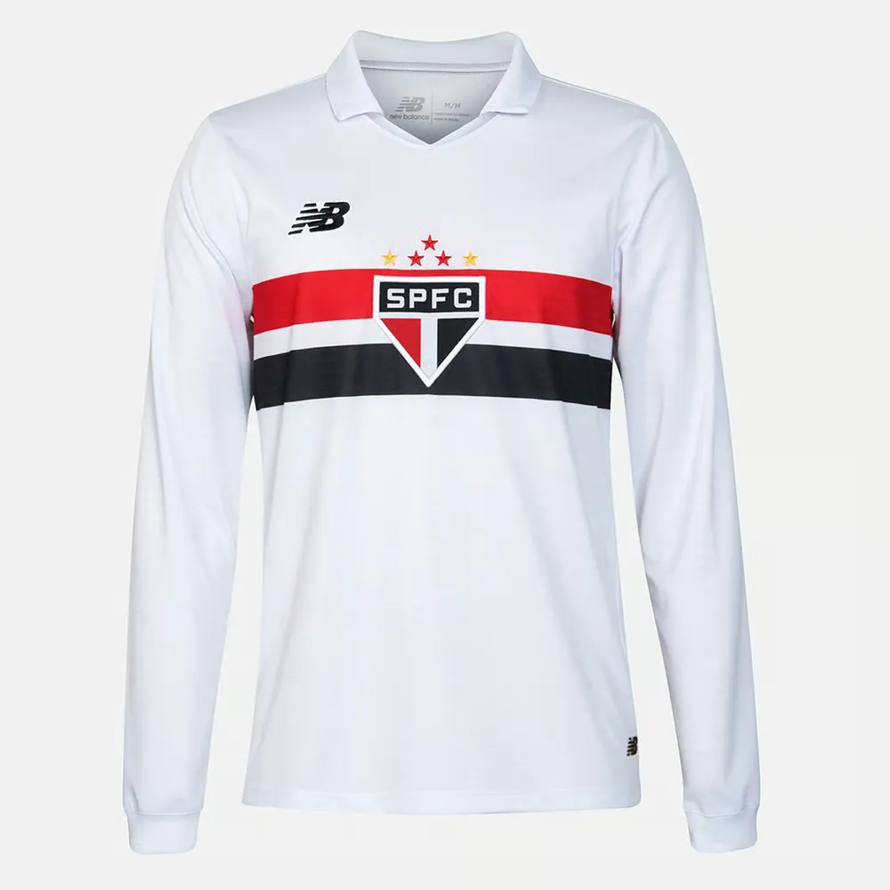 Men's São Paulo 2024 Home Long Sleeved Shirt